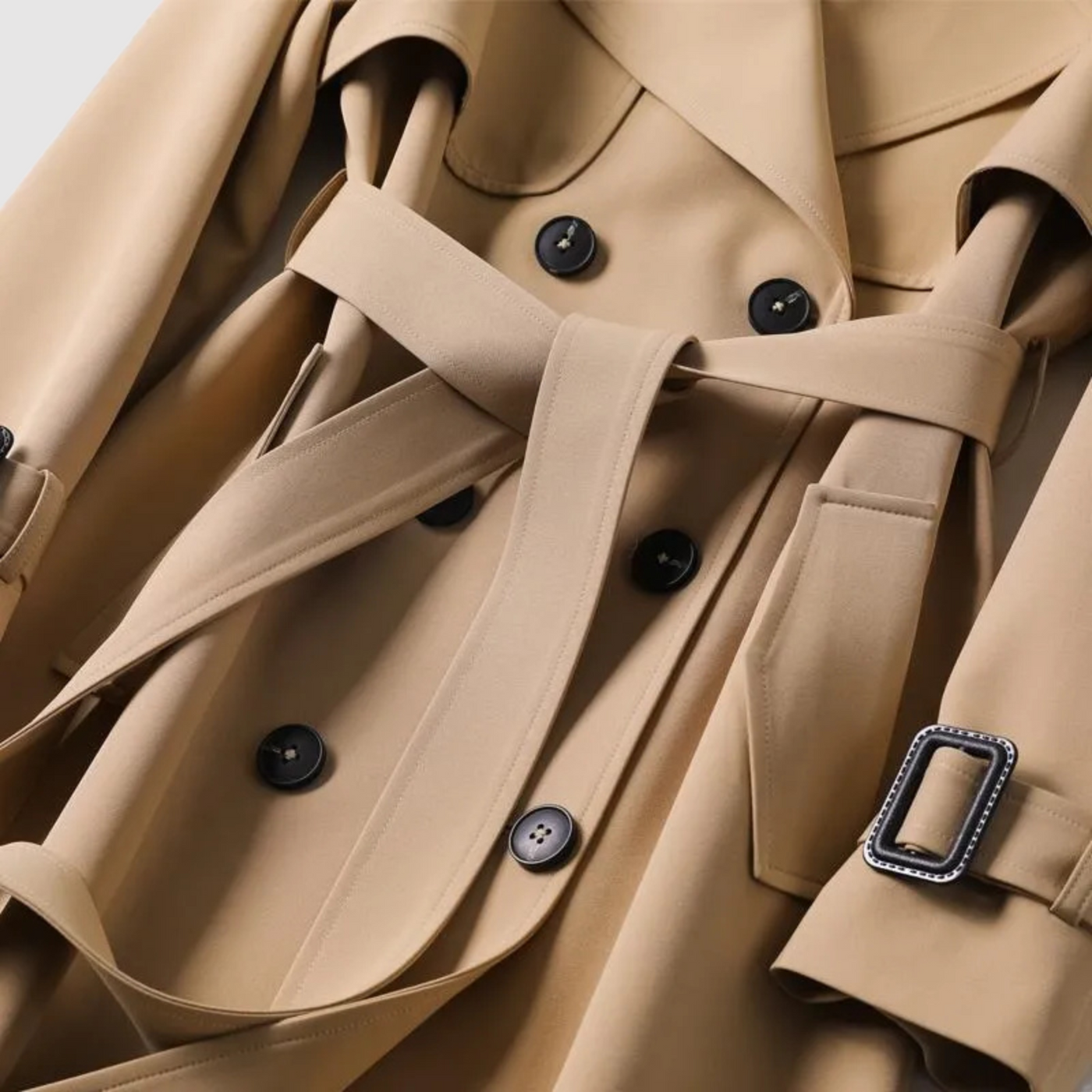 Gurly™ | Klassisk trenchcoat
