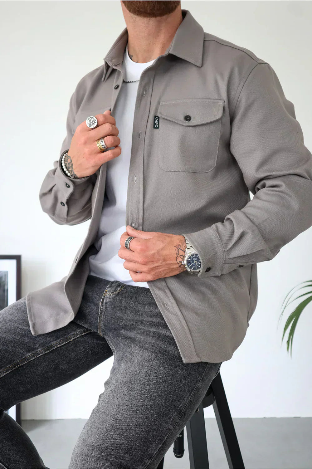 Gustav™ | Uformelle overshirt