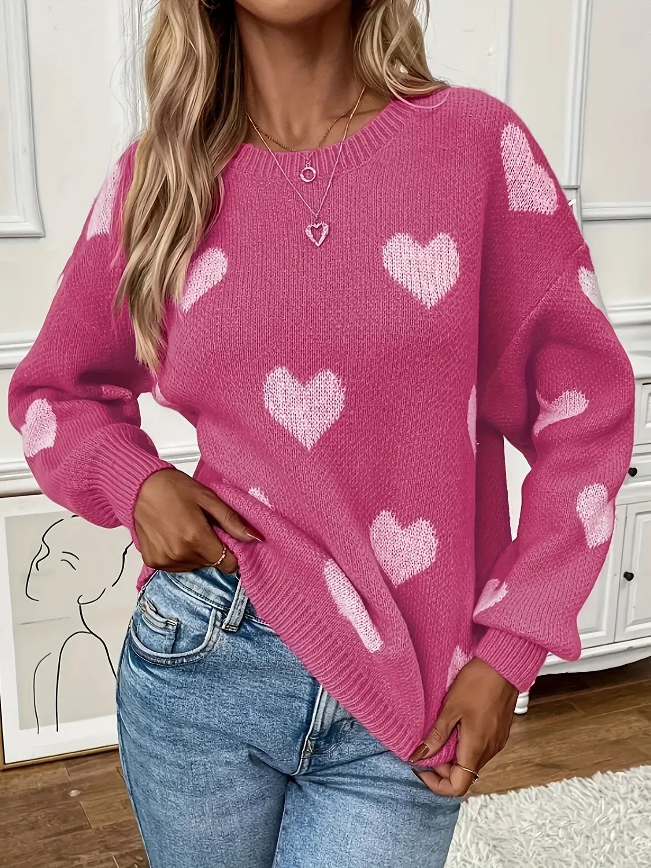 Julia™ | Hjerte Sweater