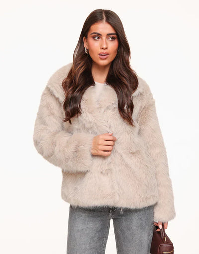 Freya™ | Faux fur jakke
