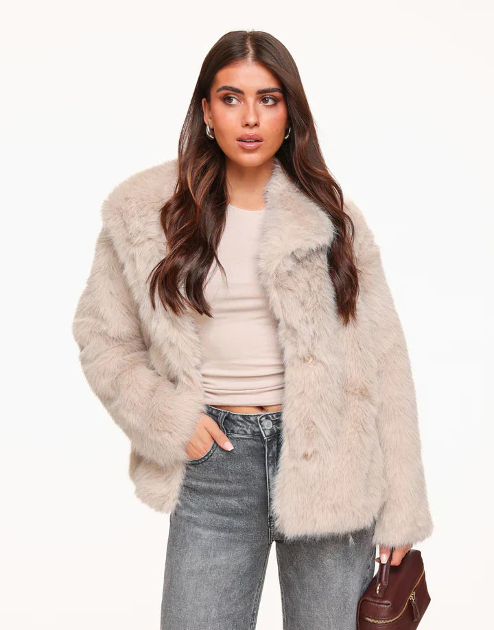 Freya™ | Faux fur jakke