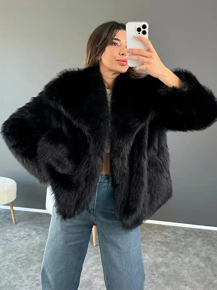 Freya™ | Faux fur jakke