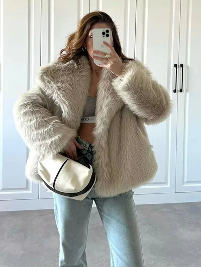 Freya™ | Faux fur jakke