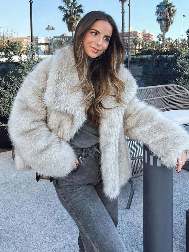 Freya™ | Faux fur jakke