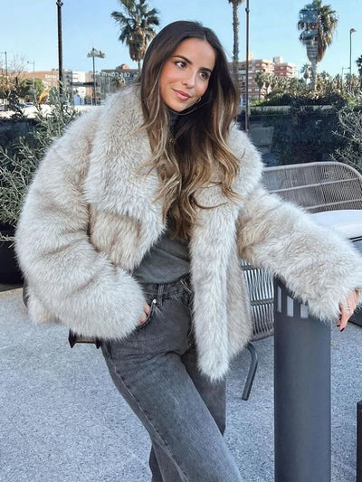 Freya™ | Faux fur jakke