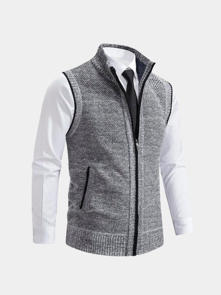 Viretti ™ | Gilet Elegante con Zip Intera